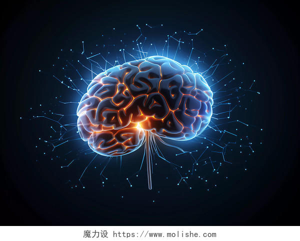 医疗科技人脑立体全息图